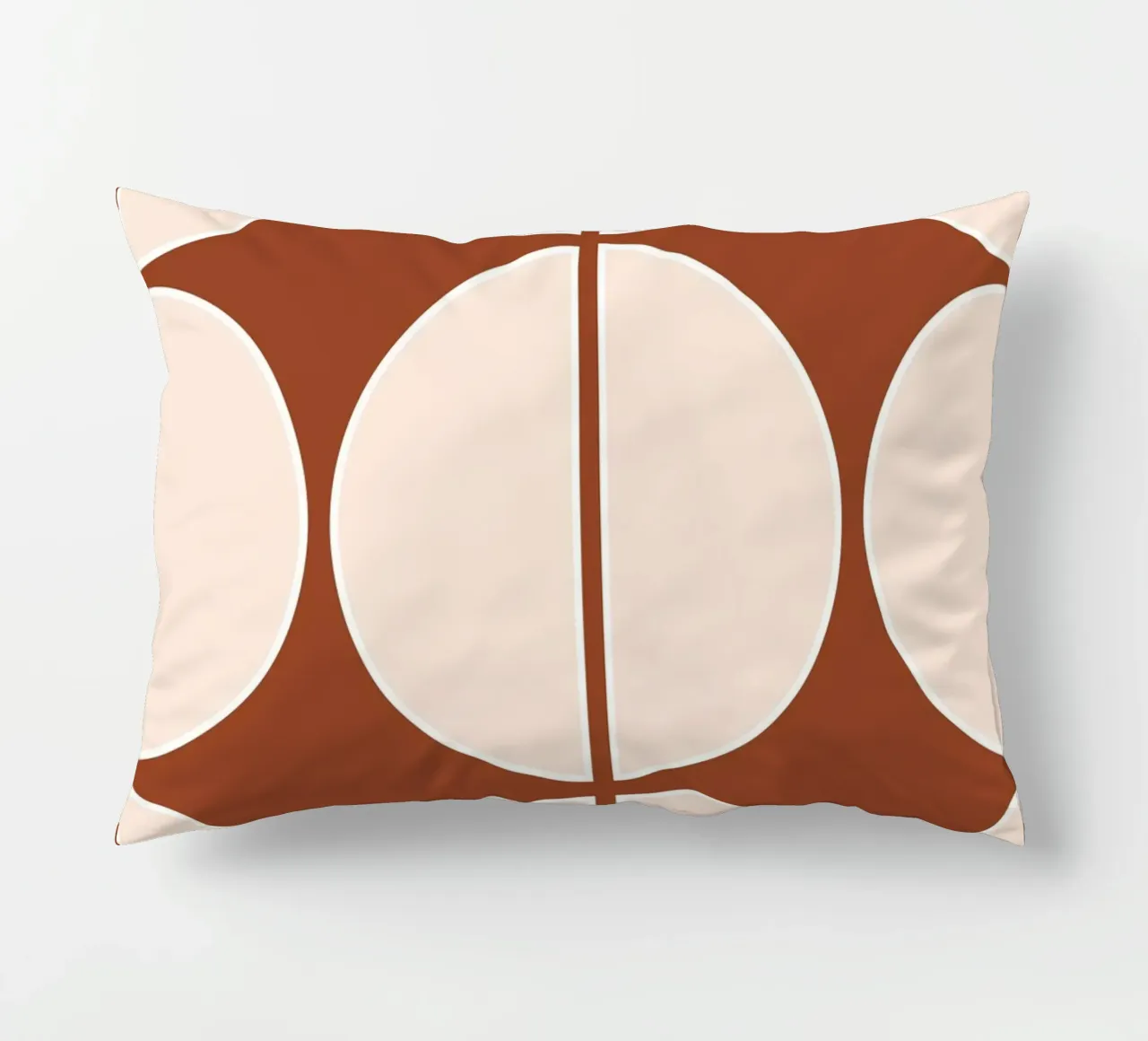 Geometric Russet cuscino da BAINAI