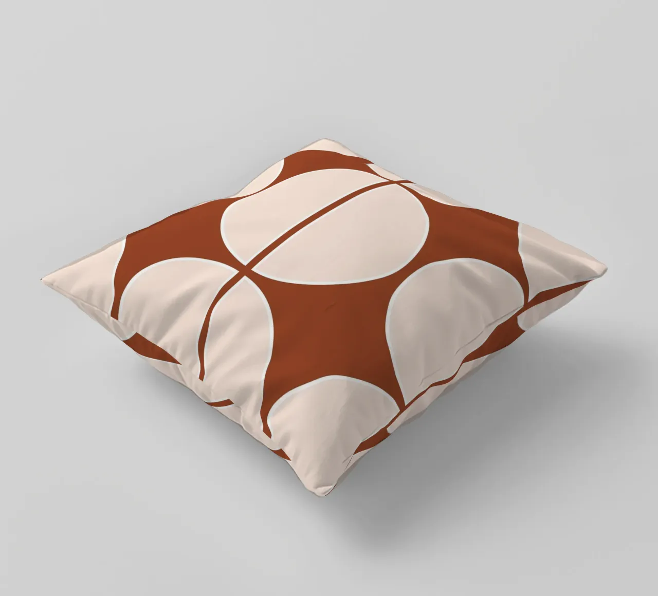 Geometric Russet cuscino da BAINAI