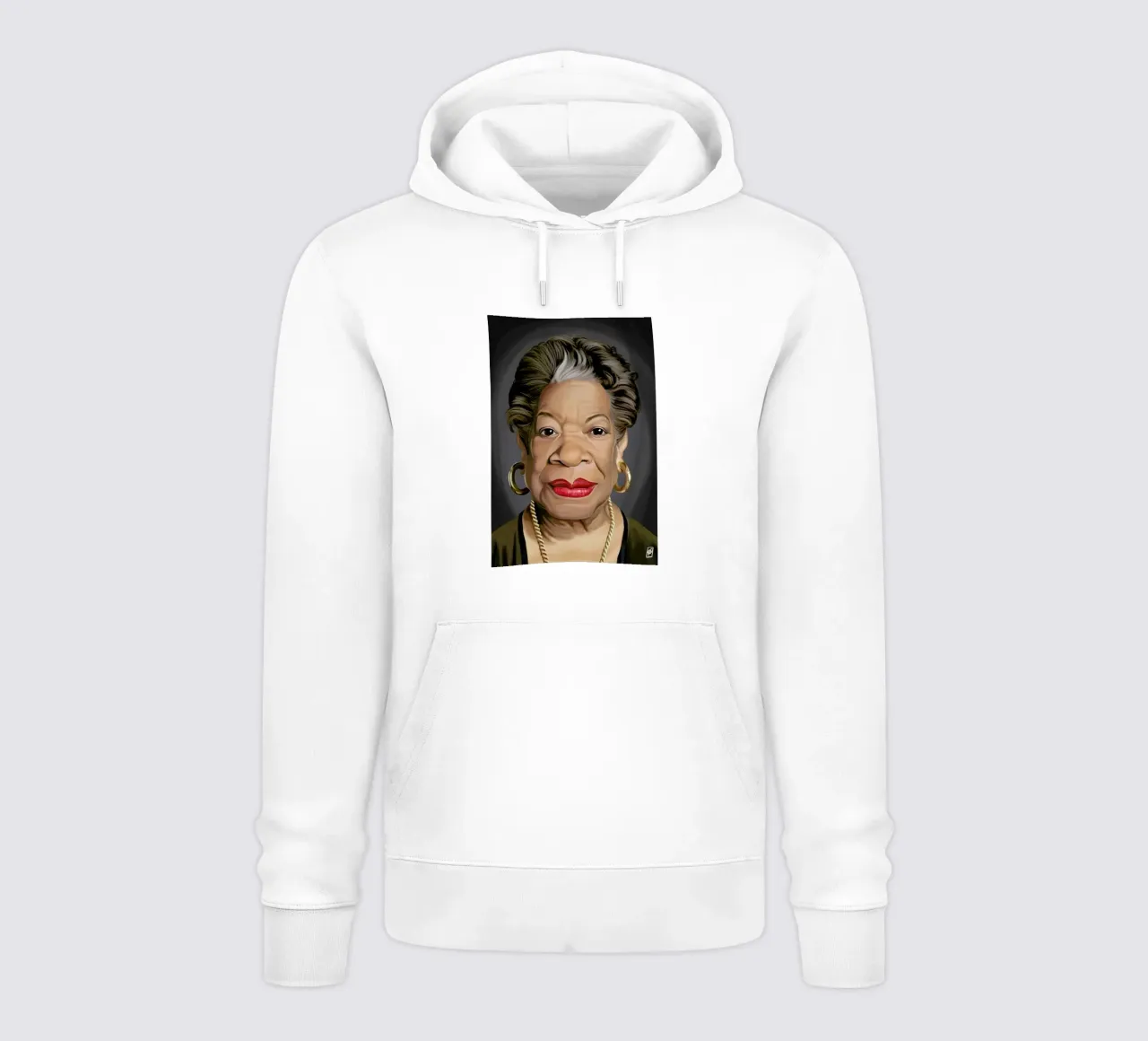 Maya Angelou felpa con cappuccio da Rob Art | Illustration
