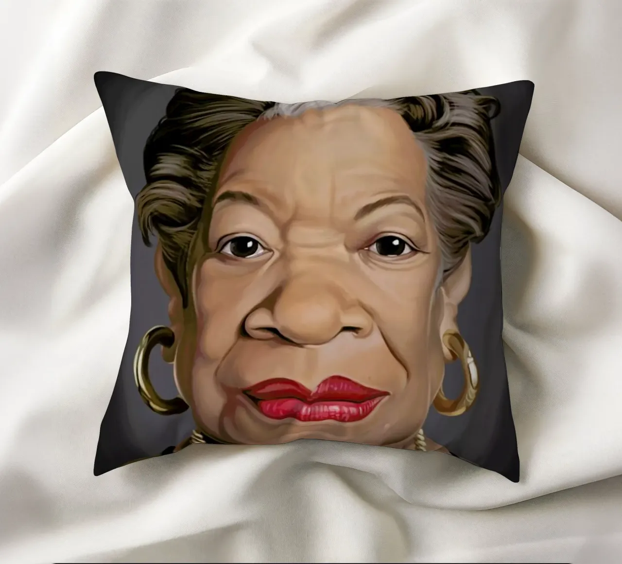 Maya Angelou cuscino da Rob Art | Illustration