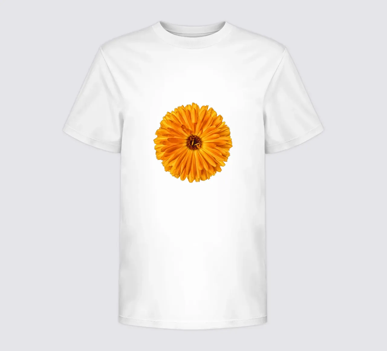 Fleur de souci t-shirt enfant de Curious Collections by Marielle Leenders