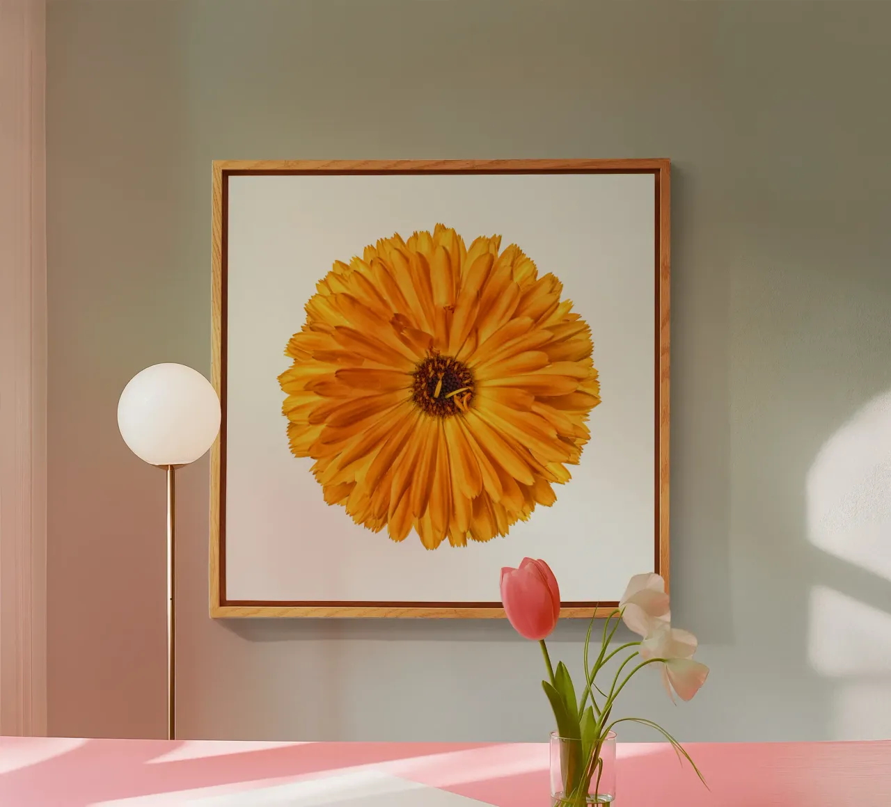 Calendula Flower plexiglass da Curious Collections by Marielle Leenders
