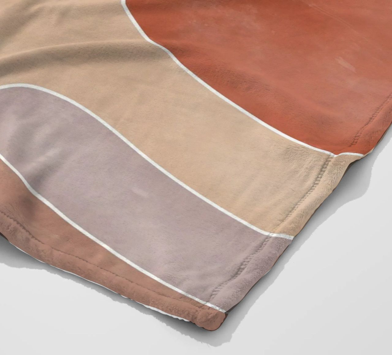 Sand castle mid century coperta in pile da BAINAI