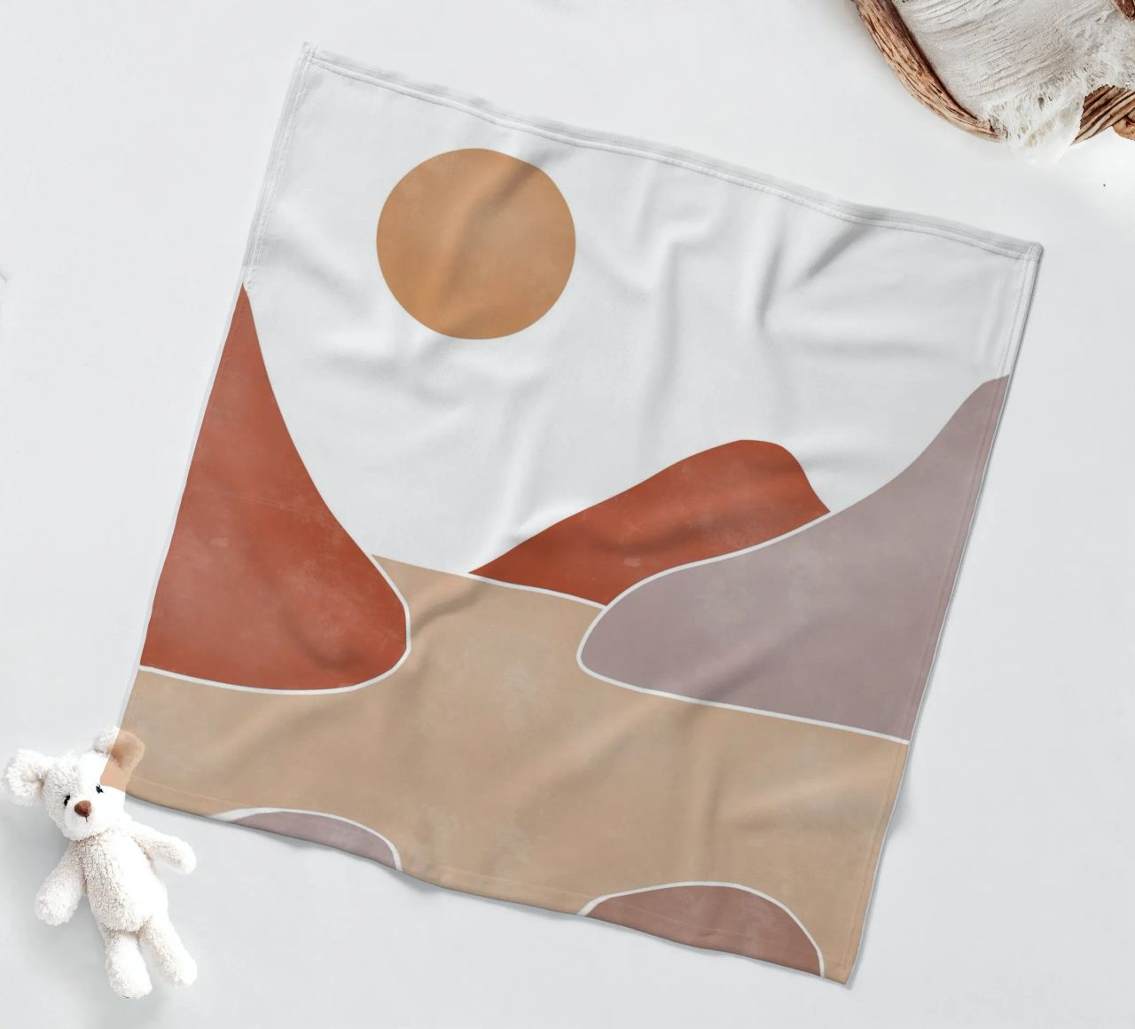 Sand castle mid century coperta in pile da BAINAI
