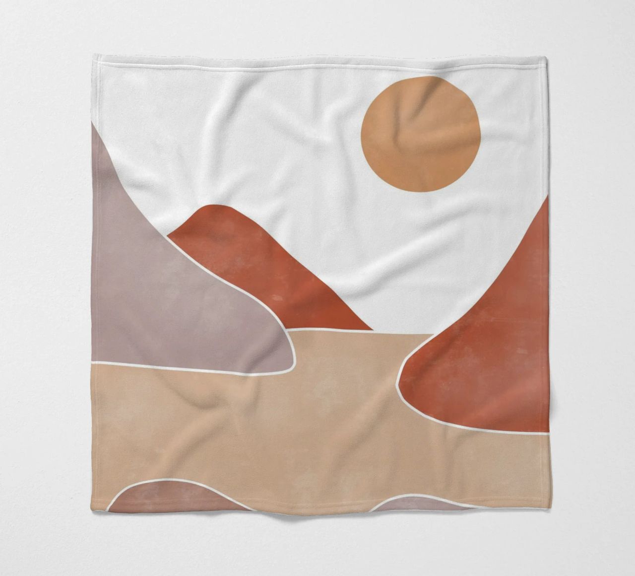Sand castle mid century coperta in pile da BAINAI