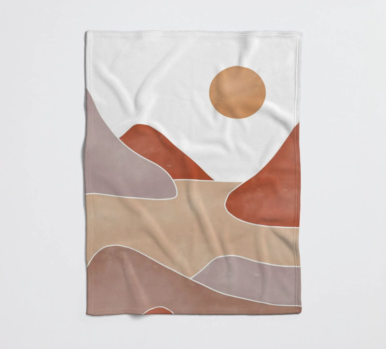 Sand castle mid century coperta in pile da BAINAI