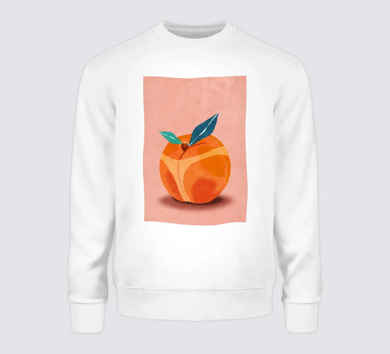 Peachy at the Beachy felpa da Illustration Raissa Oltmanns