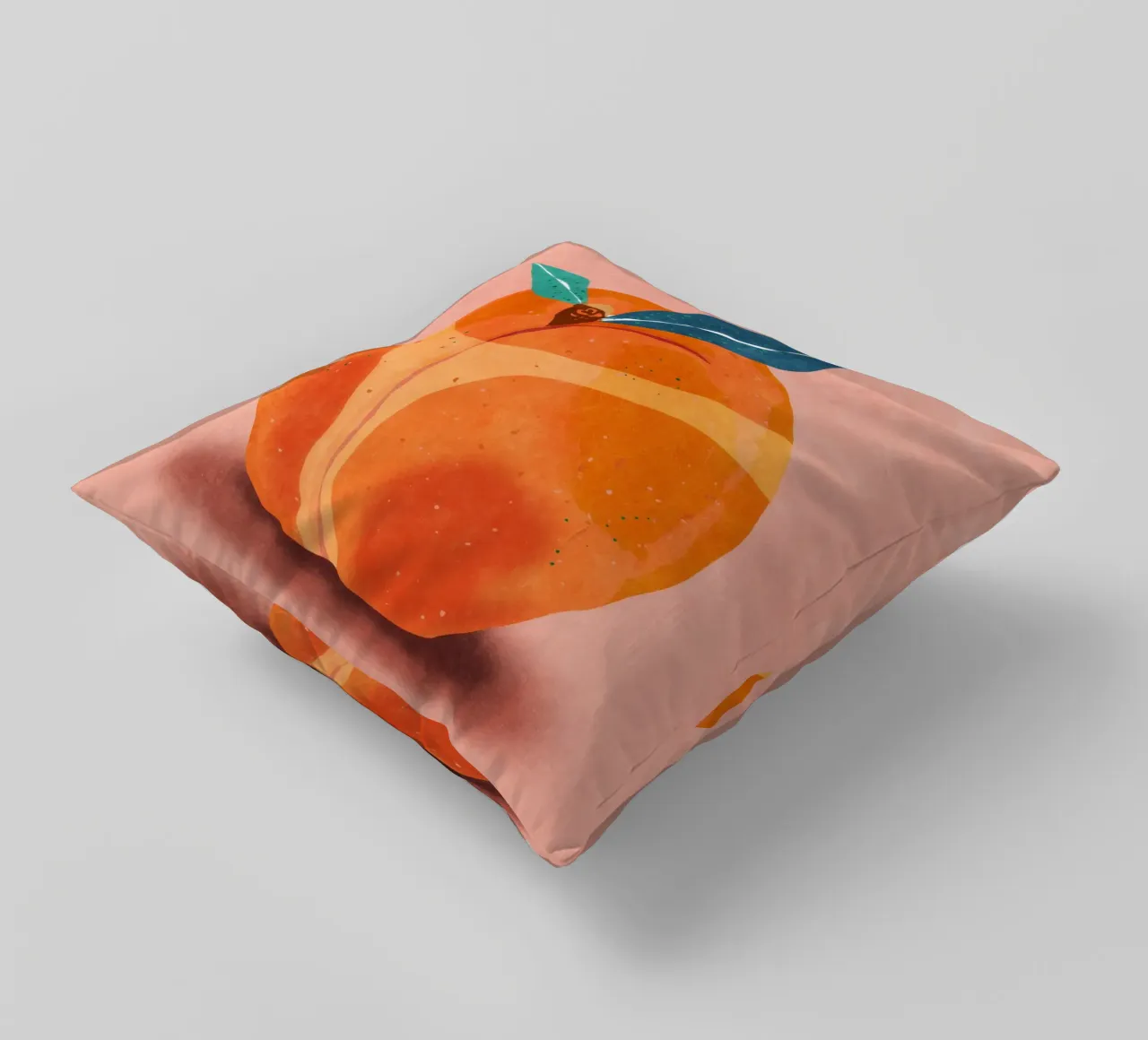 Peachy at the Beachy cuscino da Illustration Raissa Oltmanns