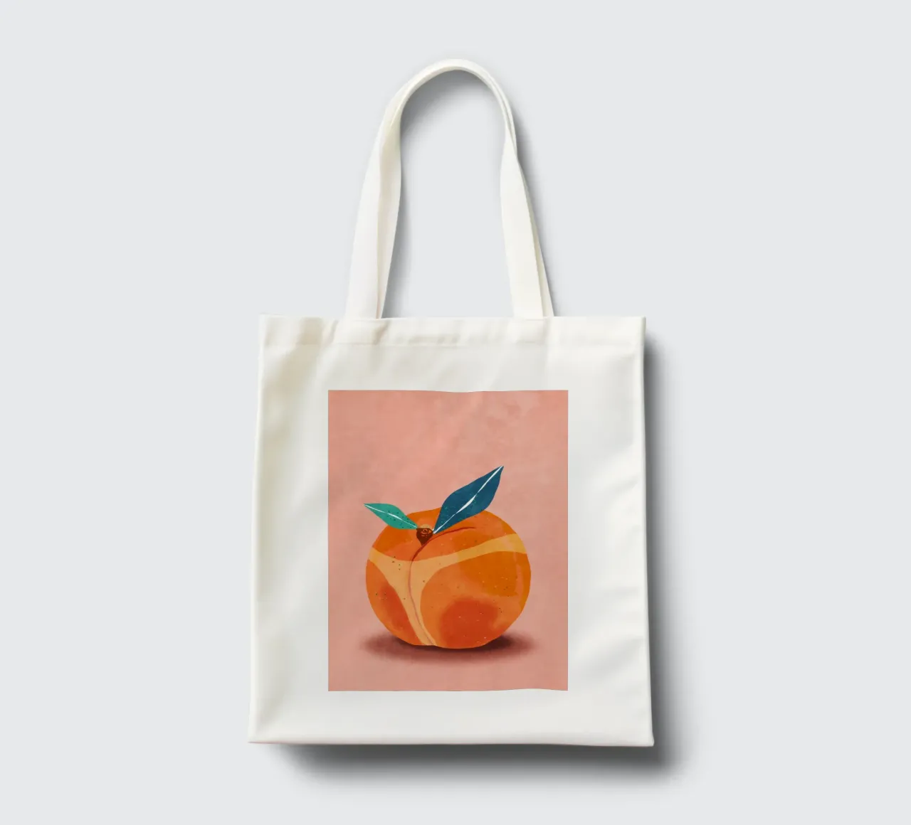Peachy at the Beachy borsa in juta da Illustration Raissa Oltmanns
