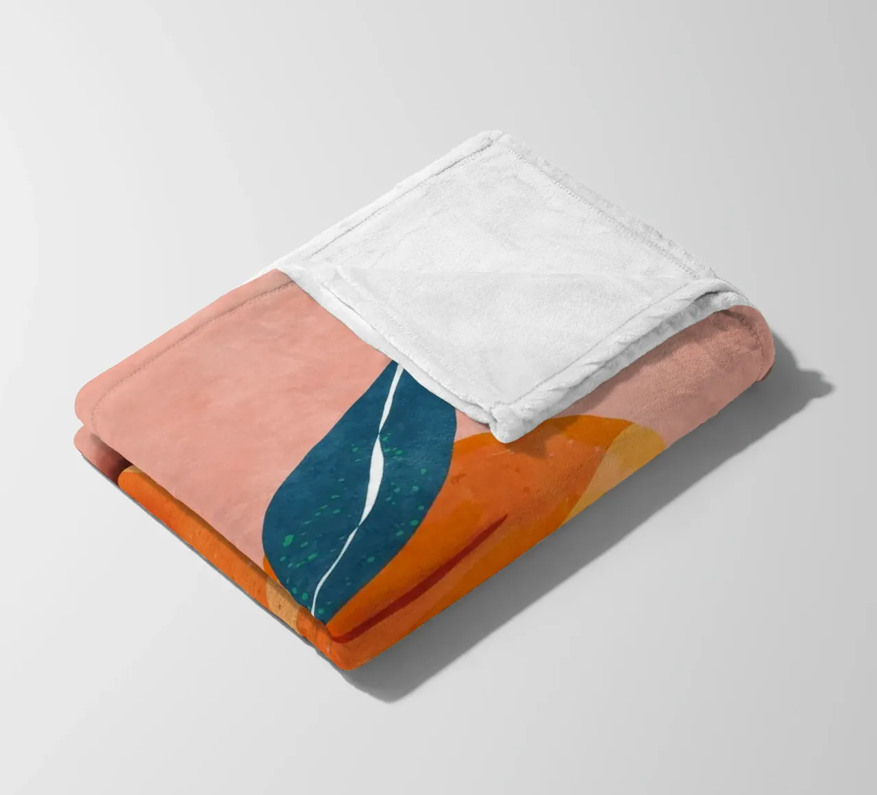 Peachy at the Beachy coperta in pile da Illustration Raissa Oltmanns