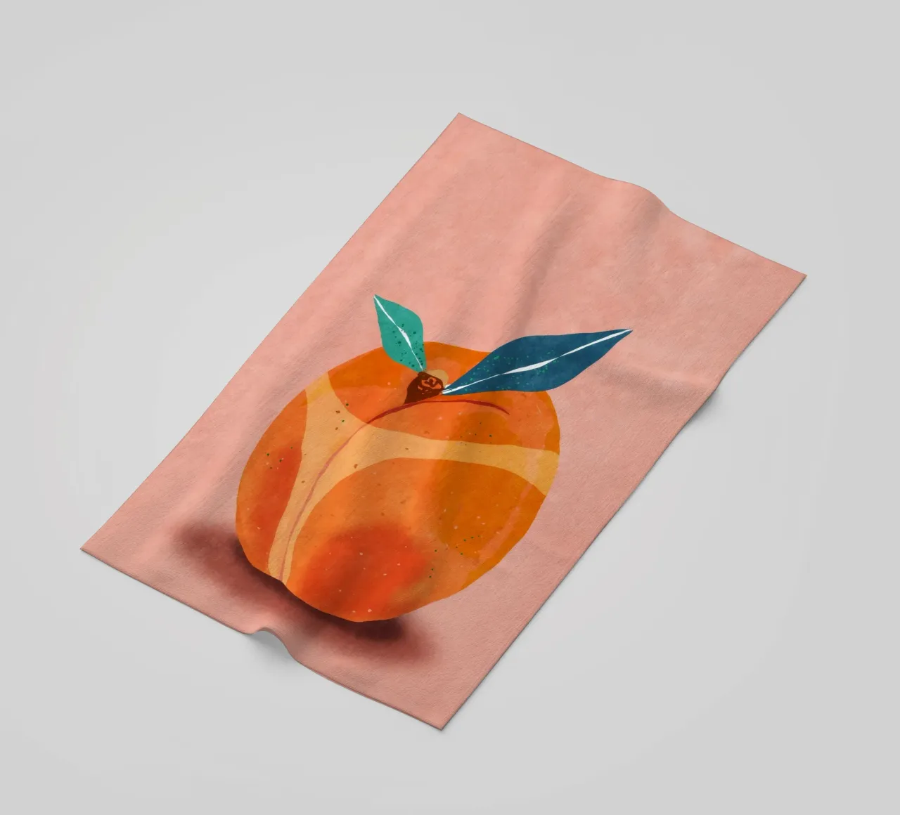 Peachy at the Beachy telo mare da Illustration Raissa Oltmanns