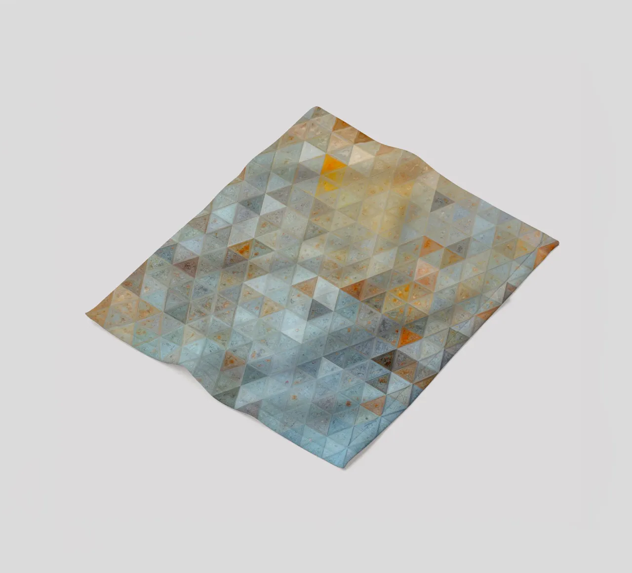 Forme e colori del mosaico coperta in pile da Justyna Jaszke JBJart