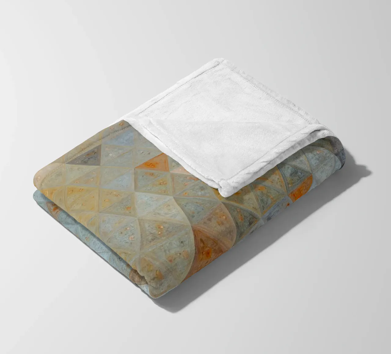 Forme e colori del mosaico coperta in pile da Justyna Jaszke JBJart