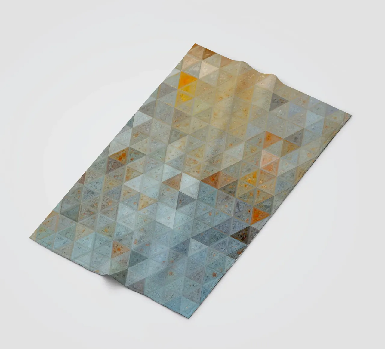 Forme e colori del mosaico coperta in pile da Justyna Jaszke JBJart