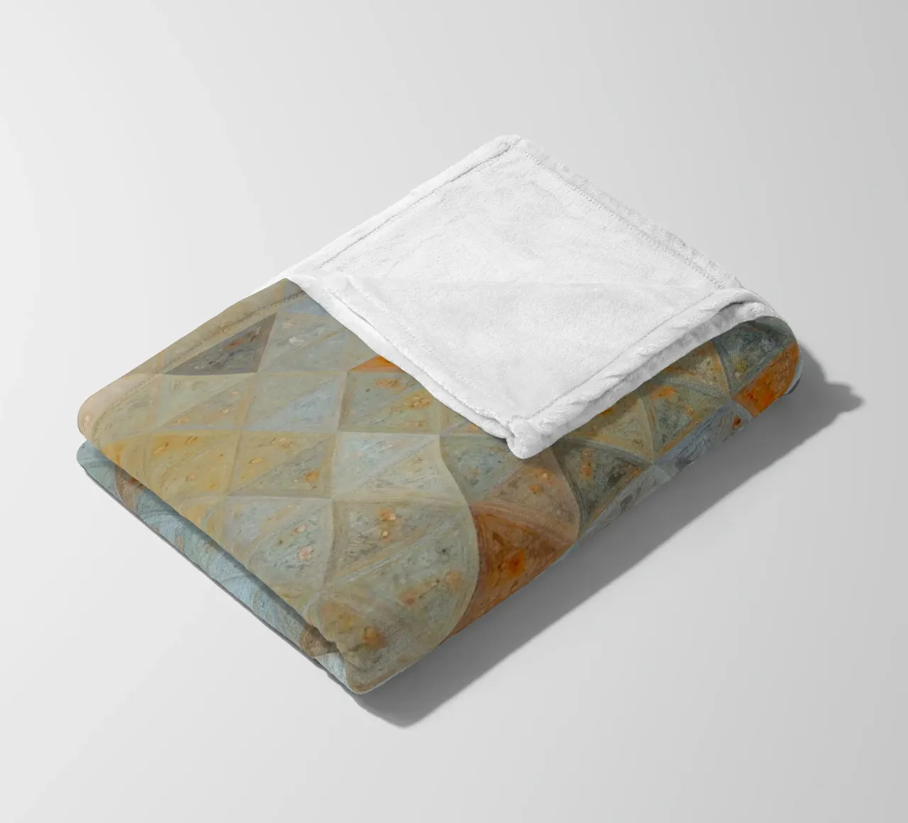 Forme e colori del mosaico coperta in pile da Justyna Jaszke JBJart