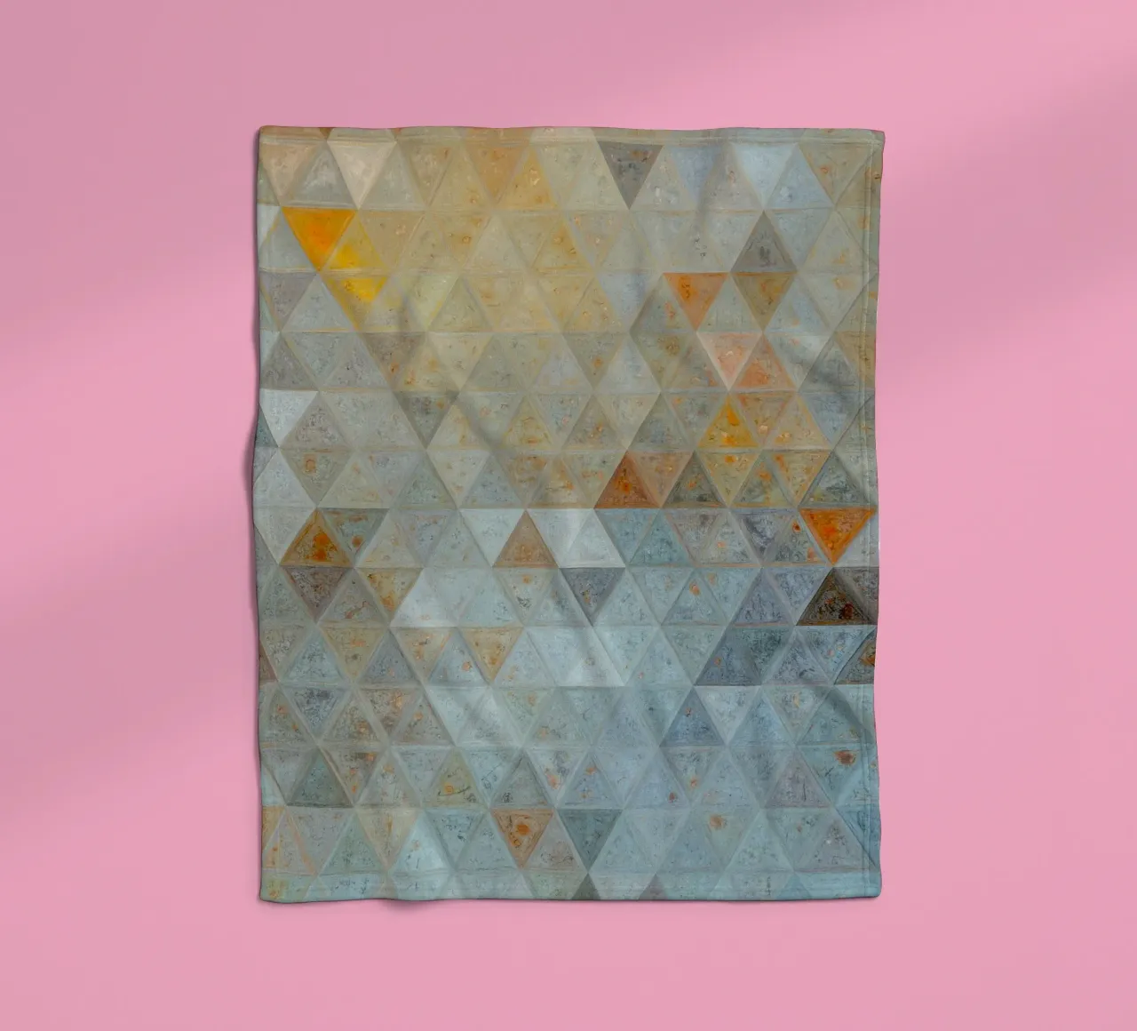 Forme e colori del mosaico coperta in pile da Justyna Jaszke JBJart
