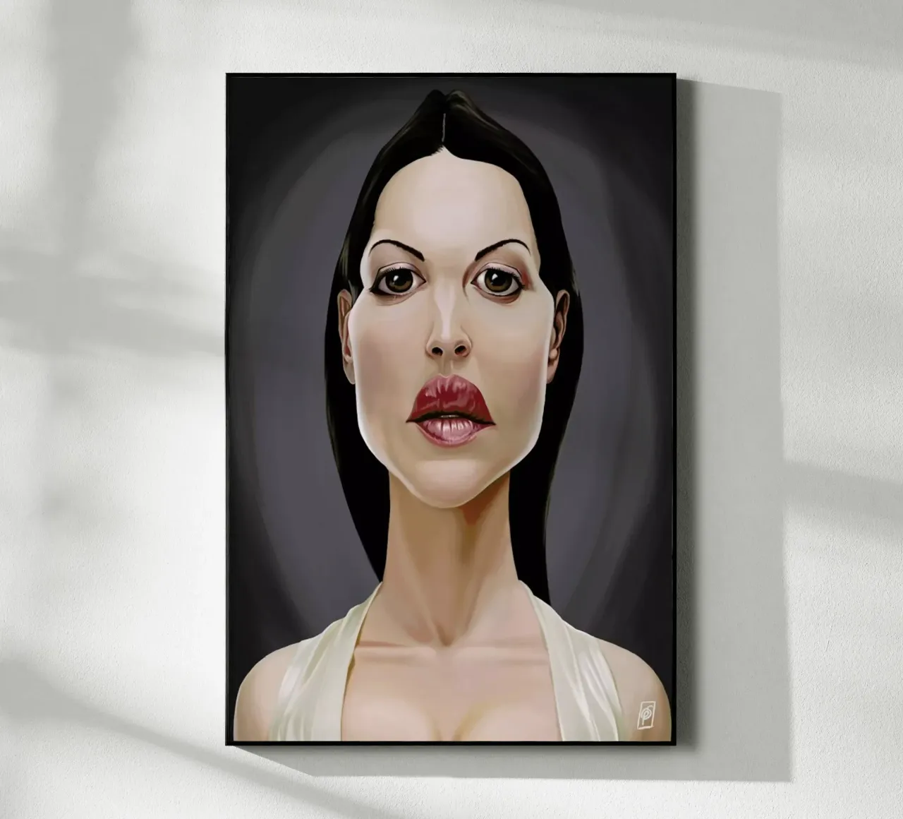 Monica Belluci plexiglass da Rob Art | Illustration