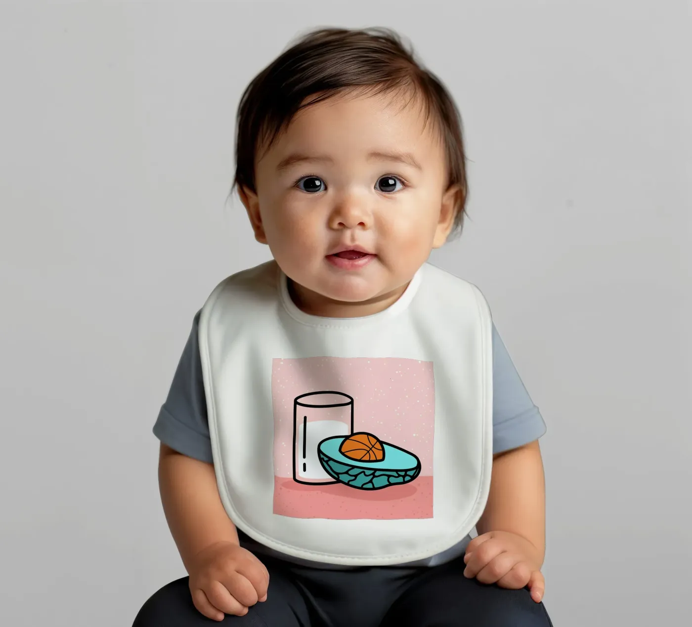 Avocado Slam Dunk bavaglino da Rachel Peck