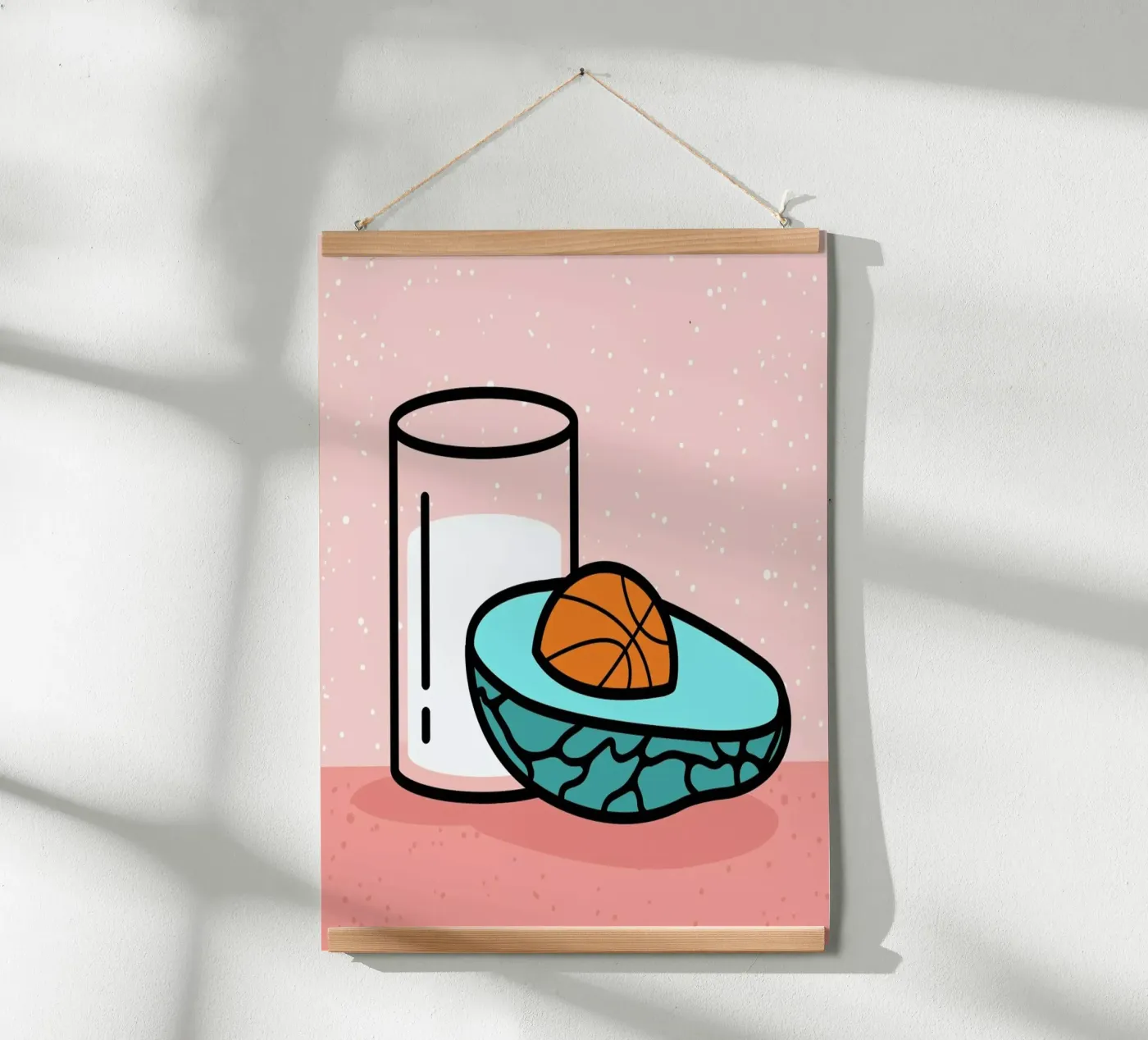 Avocado Slam Dunk poster da Rachel Peck