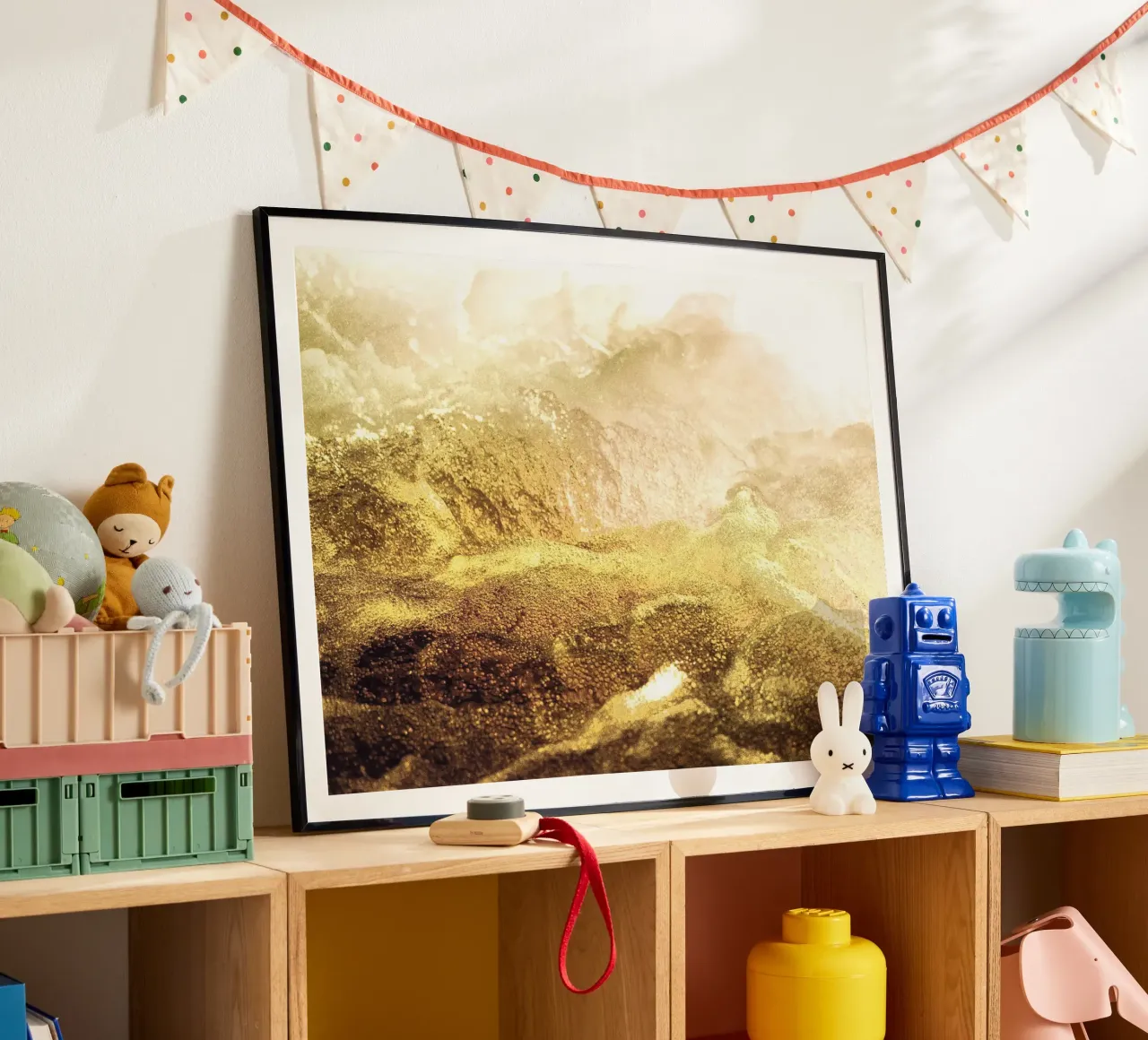 Stardust poster con telaio in legno da Artsy Bessy