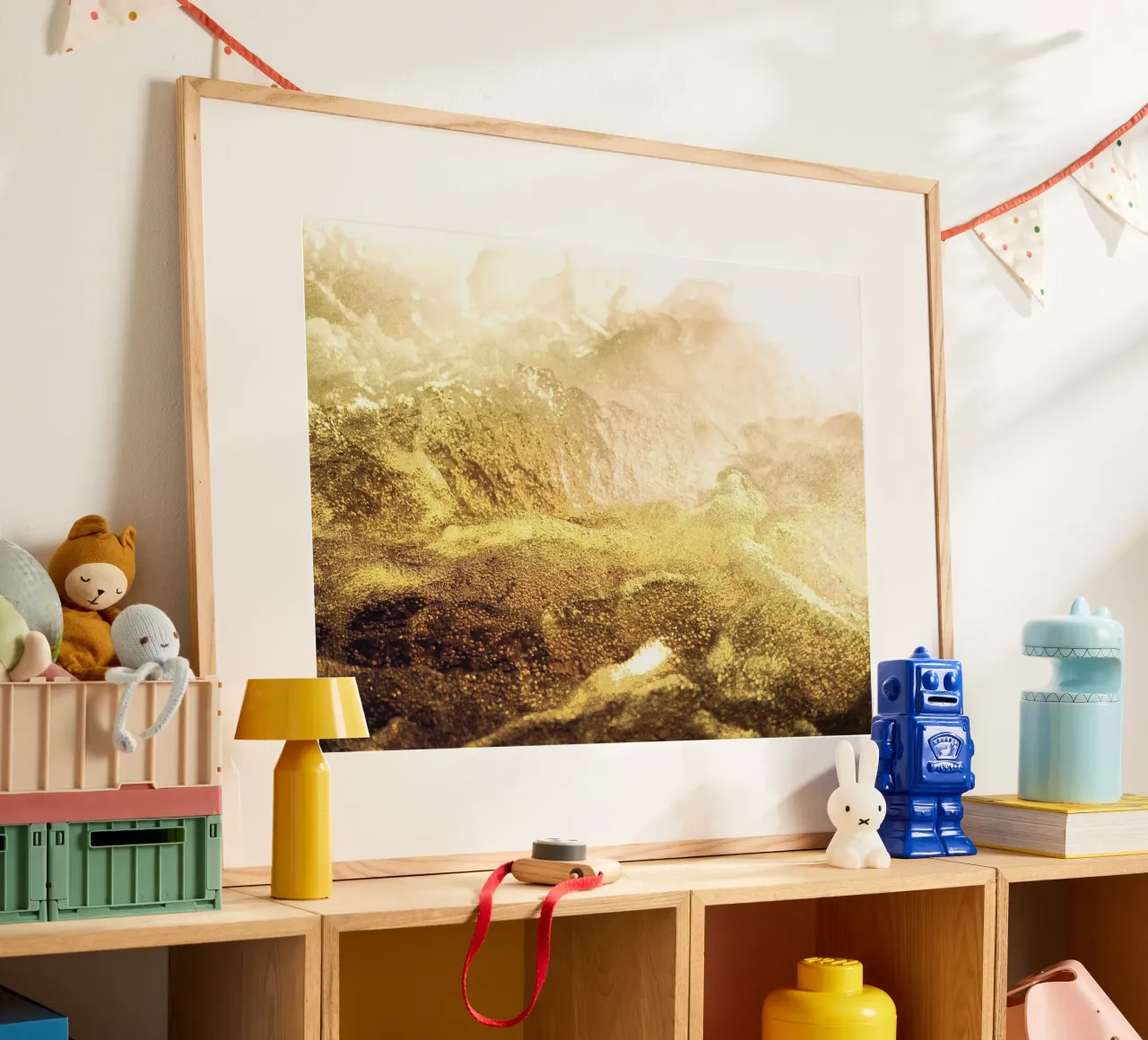 Stardust poster con telaio in legno da Artsy Bessy