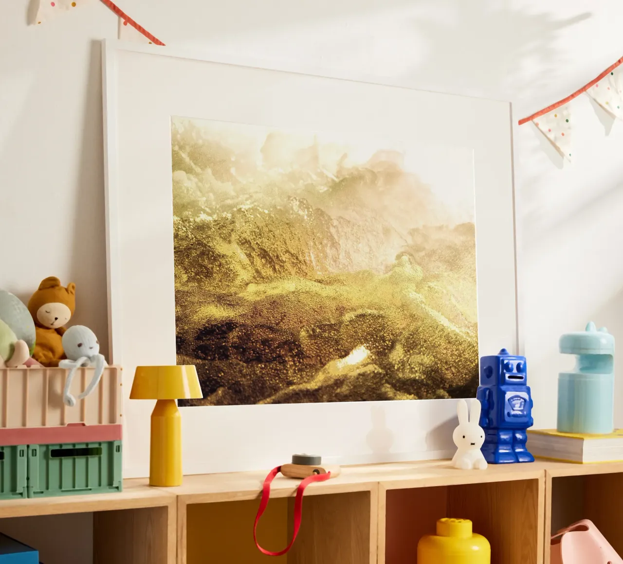 Stardust poster con telaio in legno da Artsy Bessy