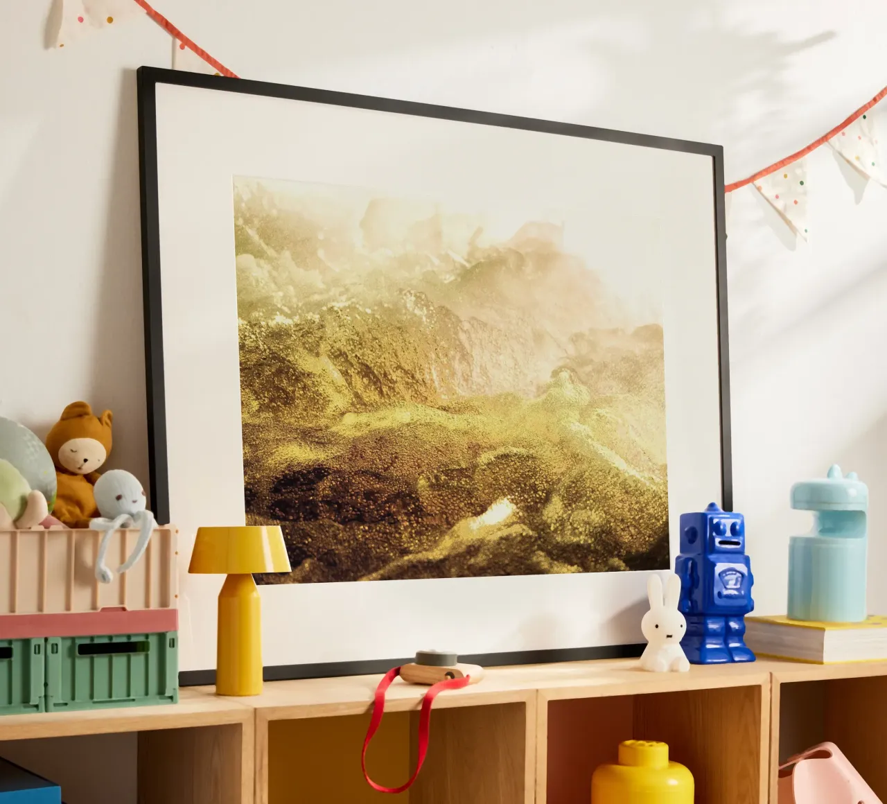 Stardust poster con telaio in legno da Artsy Bessy