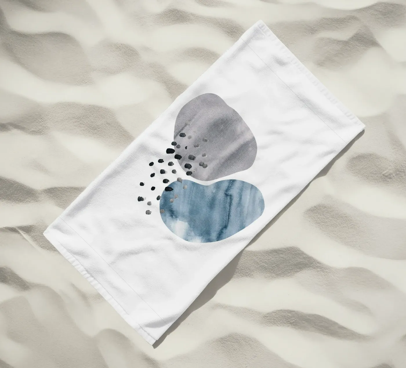 Pebbles II strandhanddoek van BAINAI