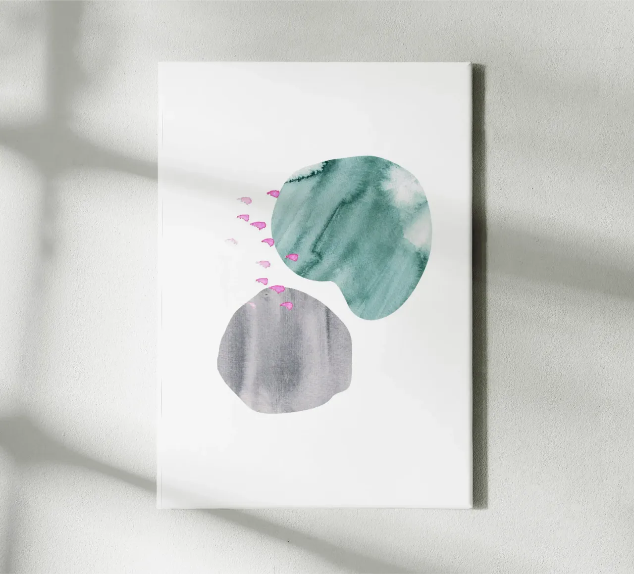 Pebbles III canvas by BAINAI