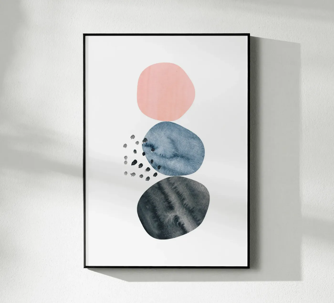 Pebbles I acryl van BAINAI