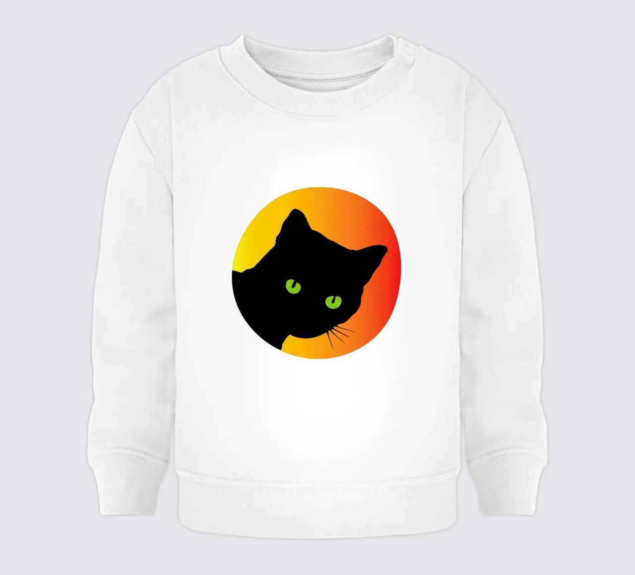 Cat Face Funny Design for Pet lovers felpa neonato da ririedis