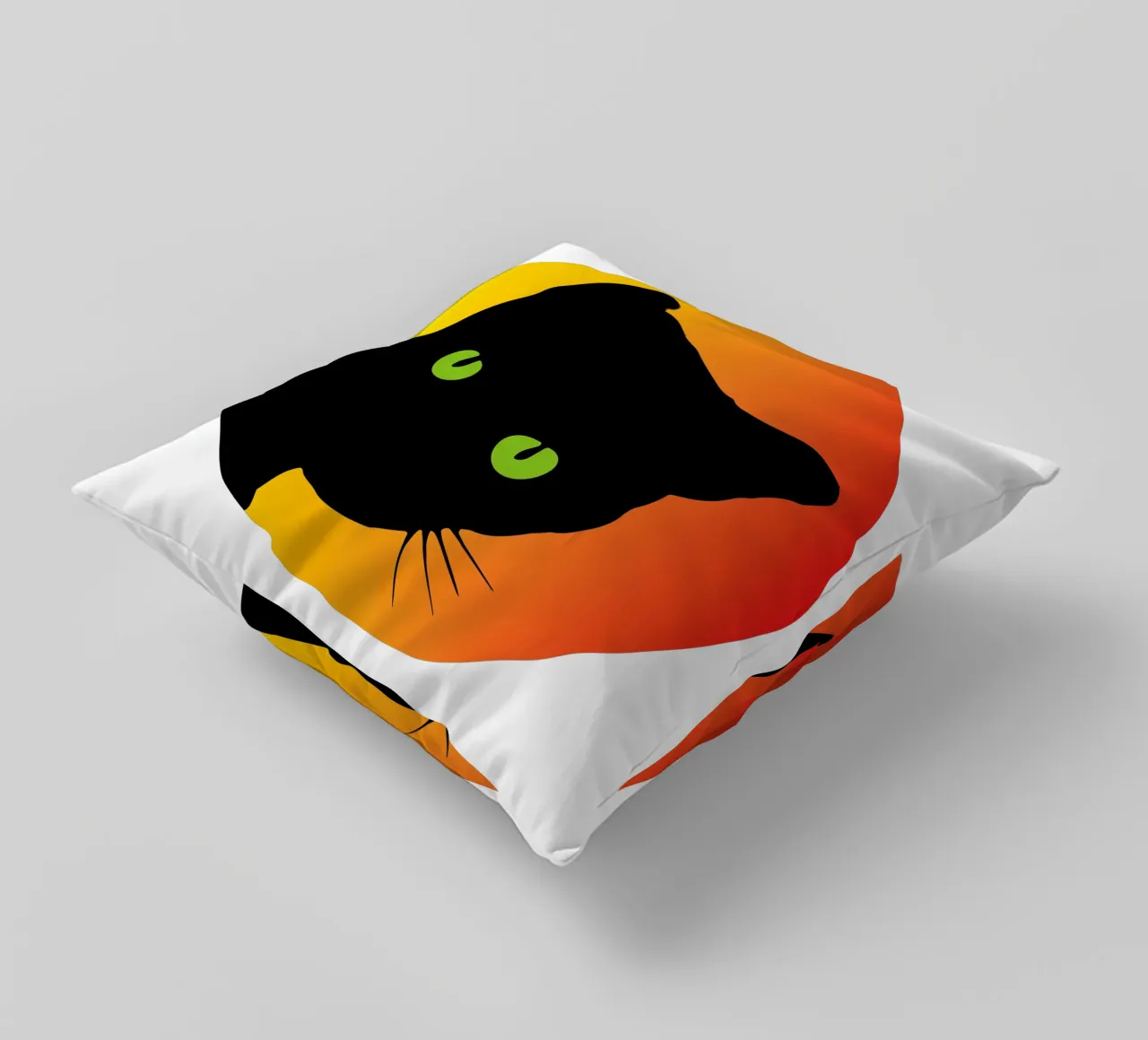 Cat Face Funny Design for Pet lovers cuscino da ririedis