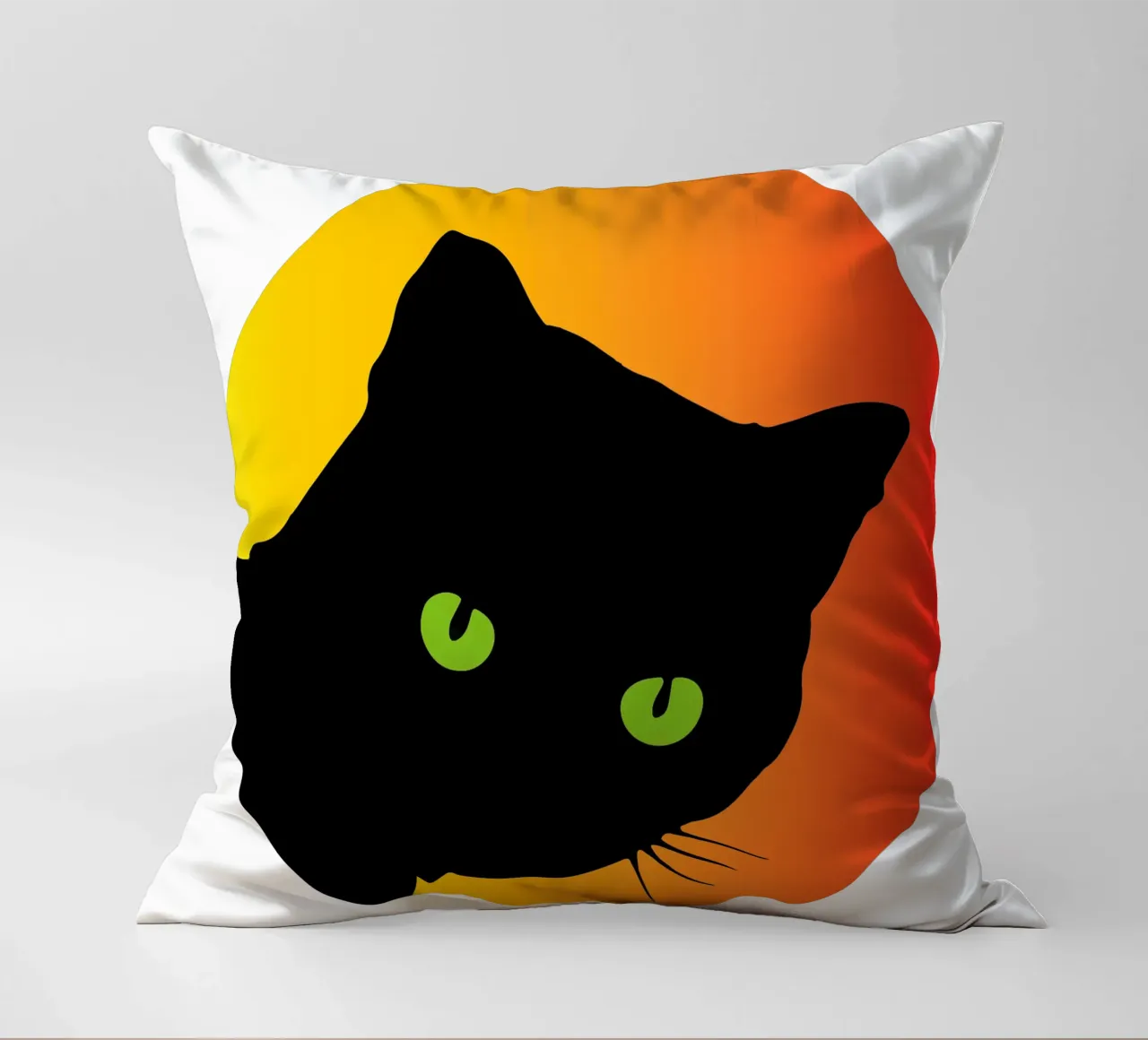 Cat Face Funny Design for Pet lovers cuscino da ririedis