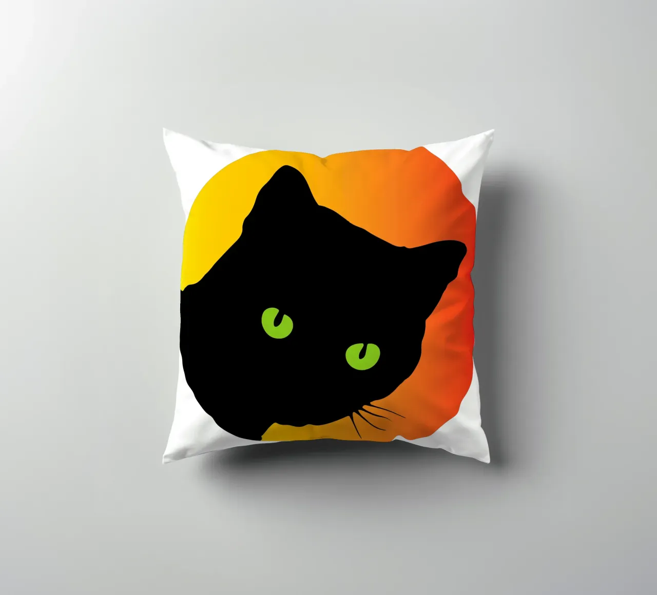 Cat Face Funny Design for Pet lovers cuscino da ririedis