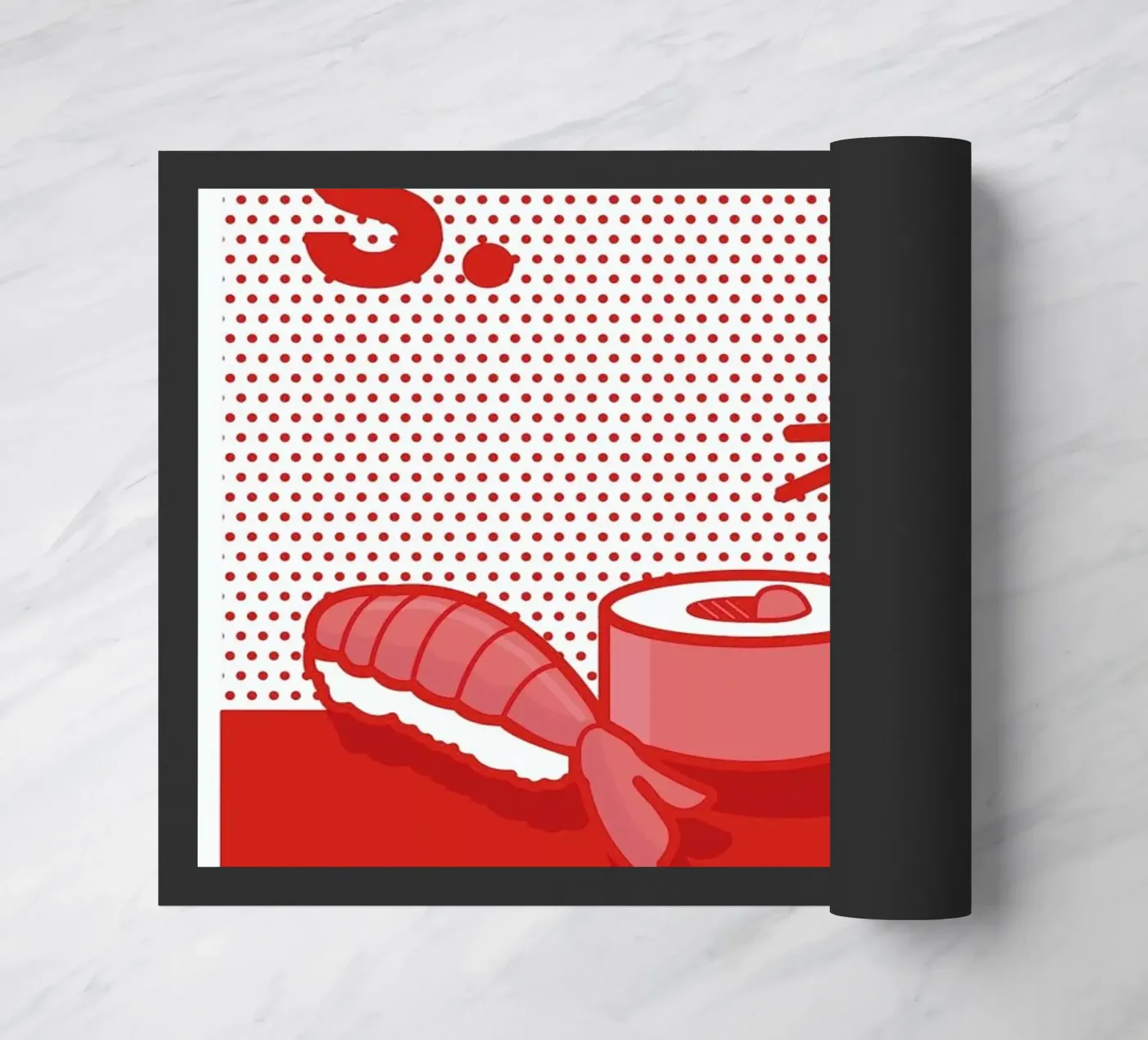 Sushi doormat by Rachel Peck