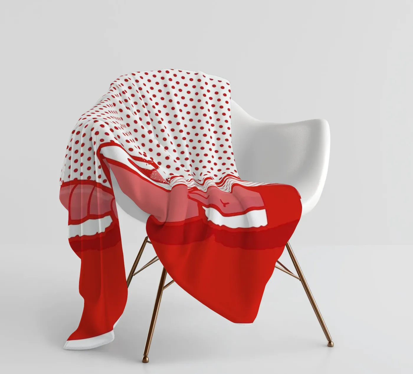 Sushi Fleecedecke von Rachel Peck
