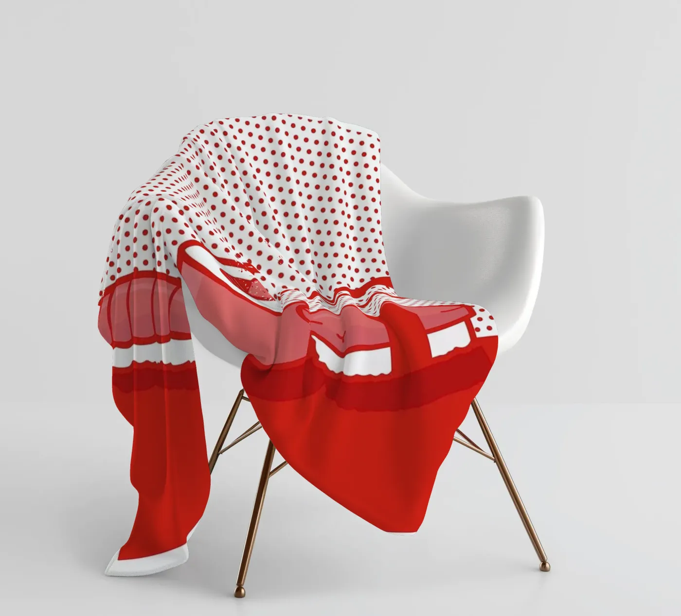 Sushi Fleecedecke von Rachel Peck