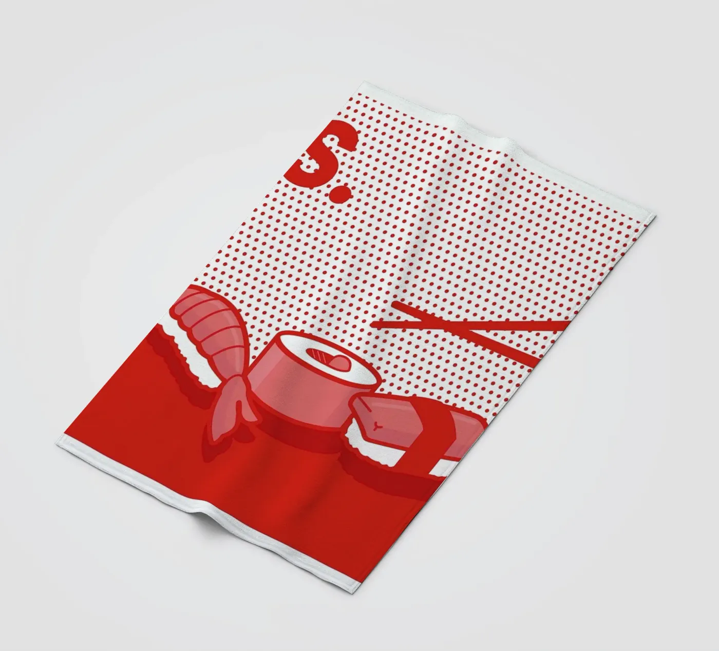Sushi Fleecedecke von Rachel Peck