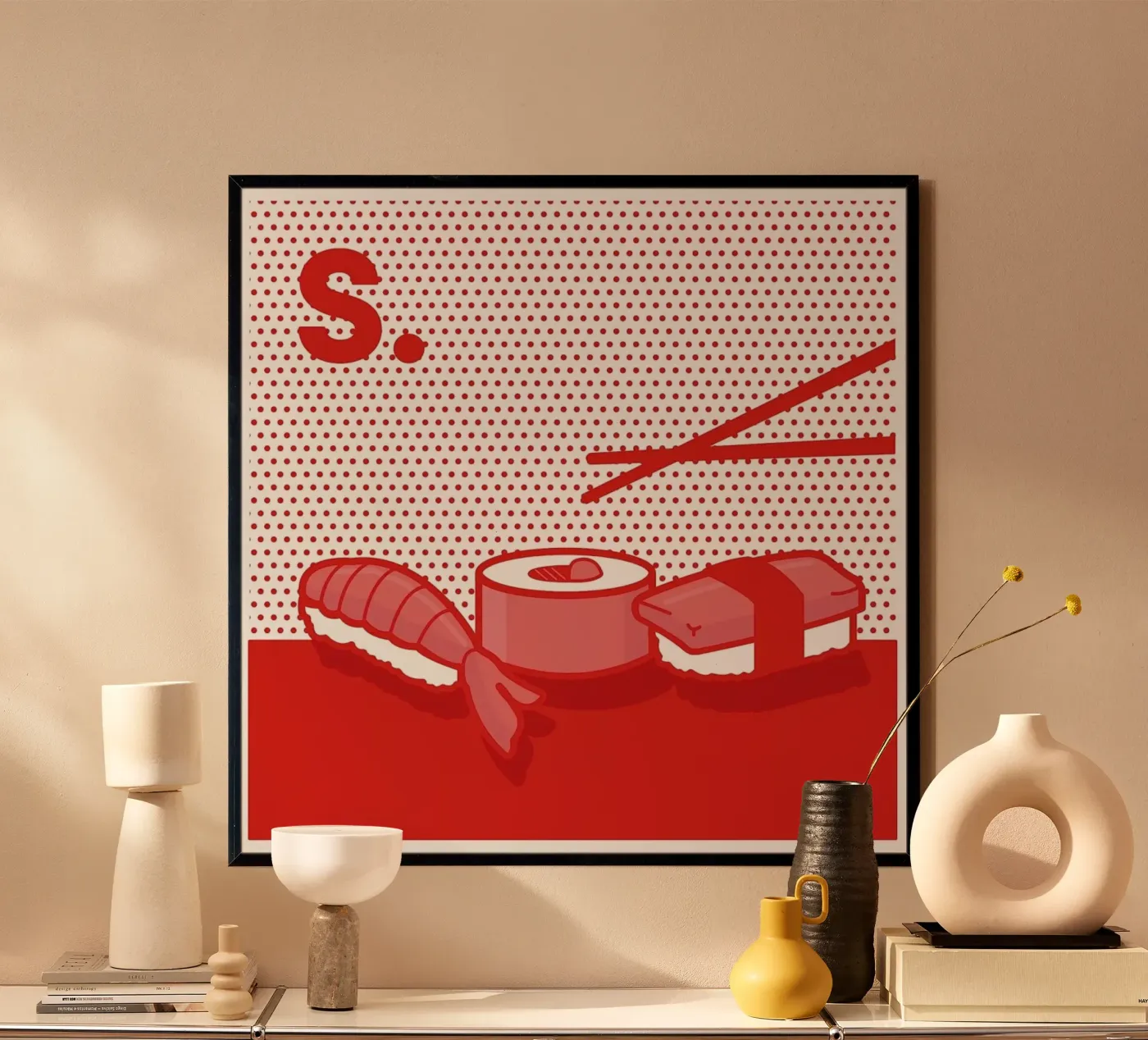 Sushi poster van Rachel Peck