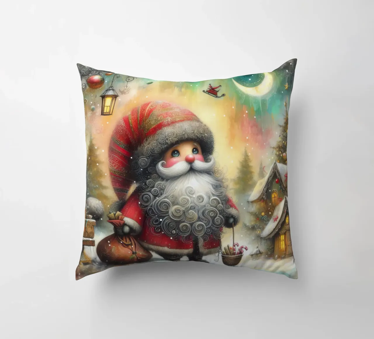 Babbo Natale cuscino da 🎁 ARTVI-SHOP