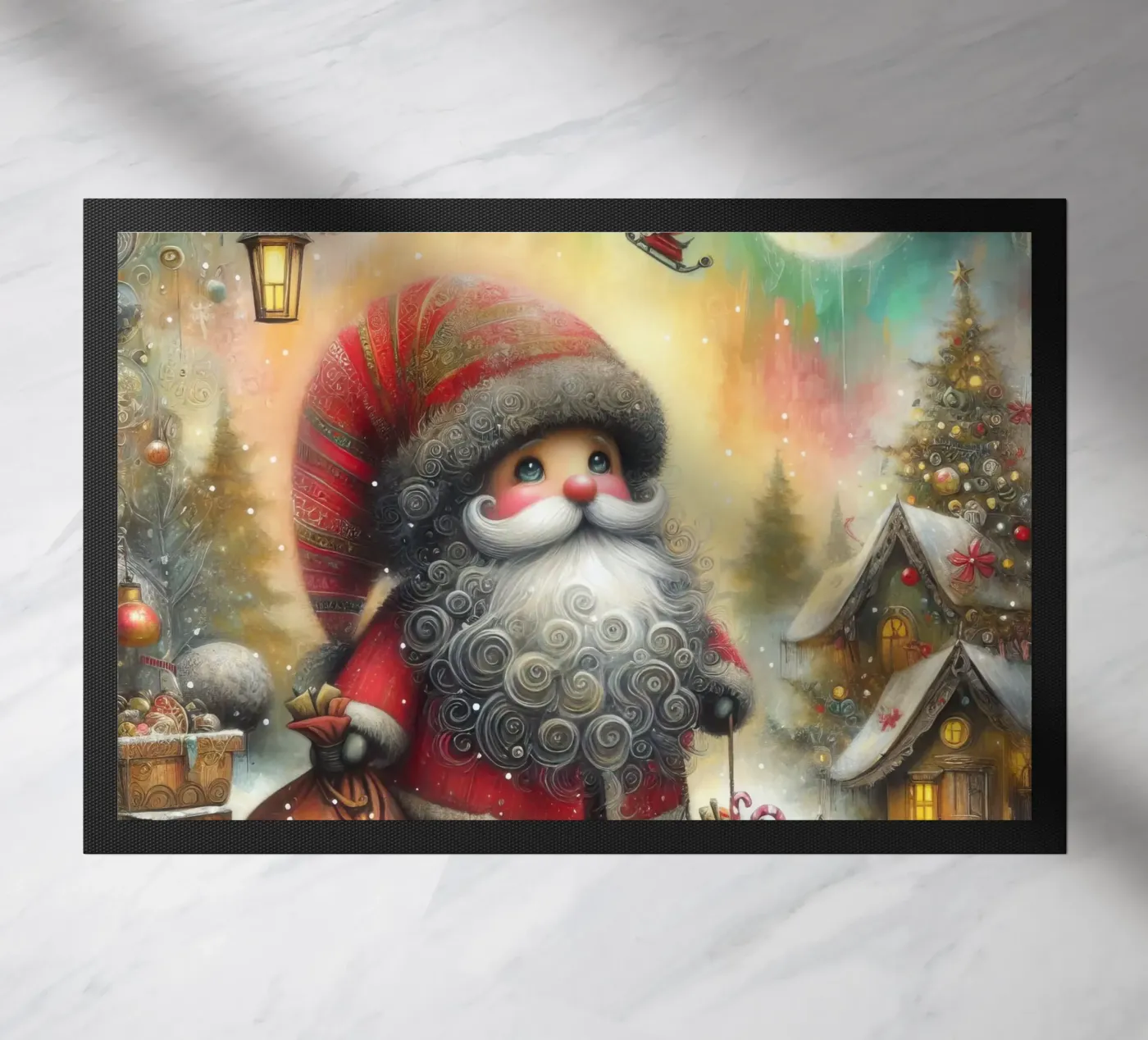 Babbo Natale zerbino da 🎁 NOBELART