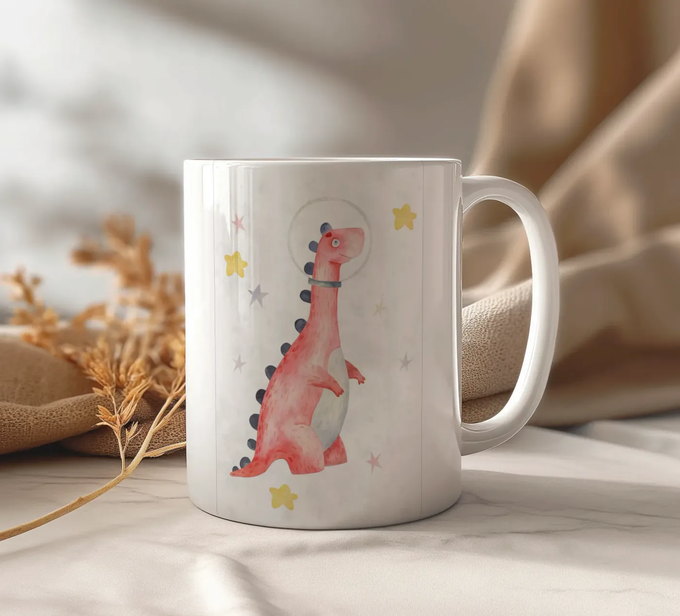 Dinosaur ceramic mug by 🎁 NOBELART