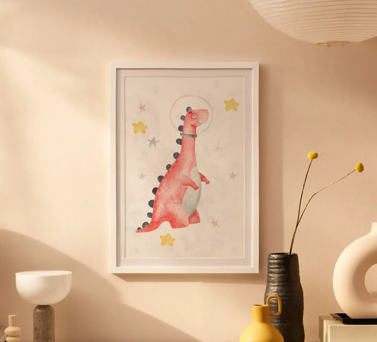 Dinosauro poster con telaio in alluminio da 🎁 ARTVI-SHOP