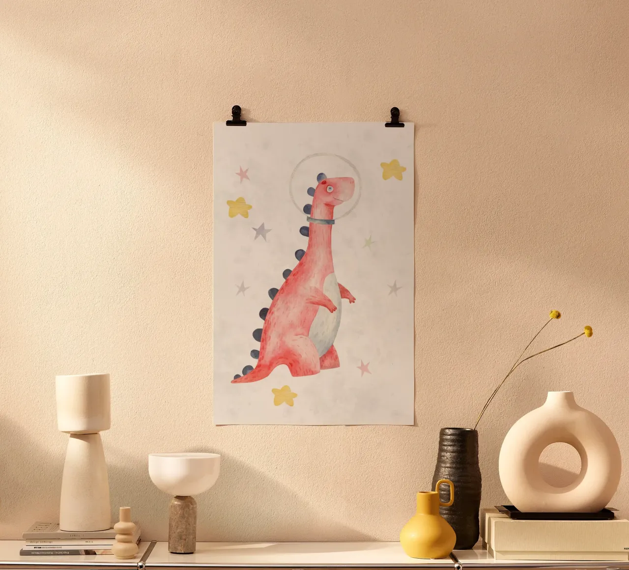 Dinosauro poster con telaio in alluminio da 🎁 ARTVI-SHOP