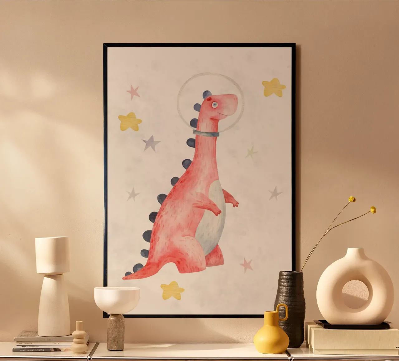 Dinosauro poster con telaio in alluminio da 🎁 ARTVI-SHOP