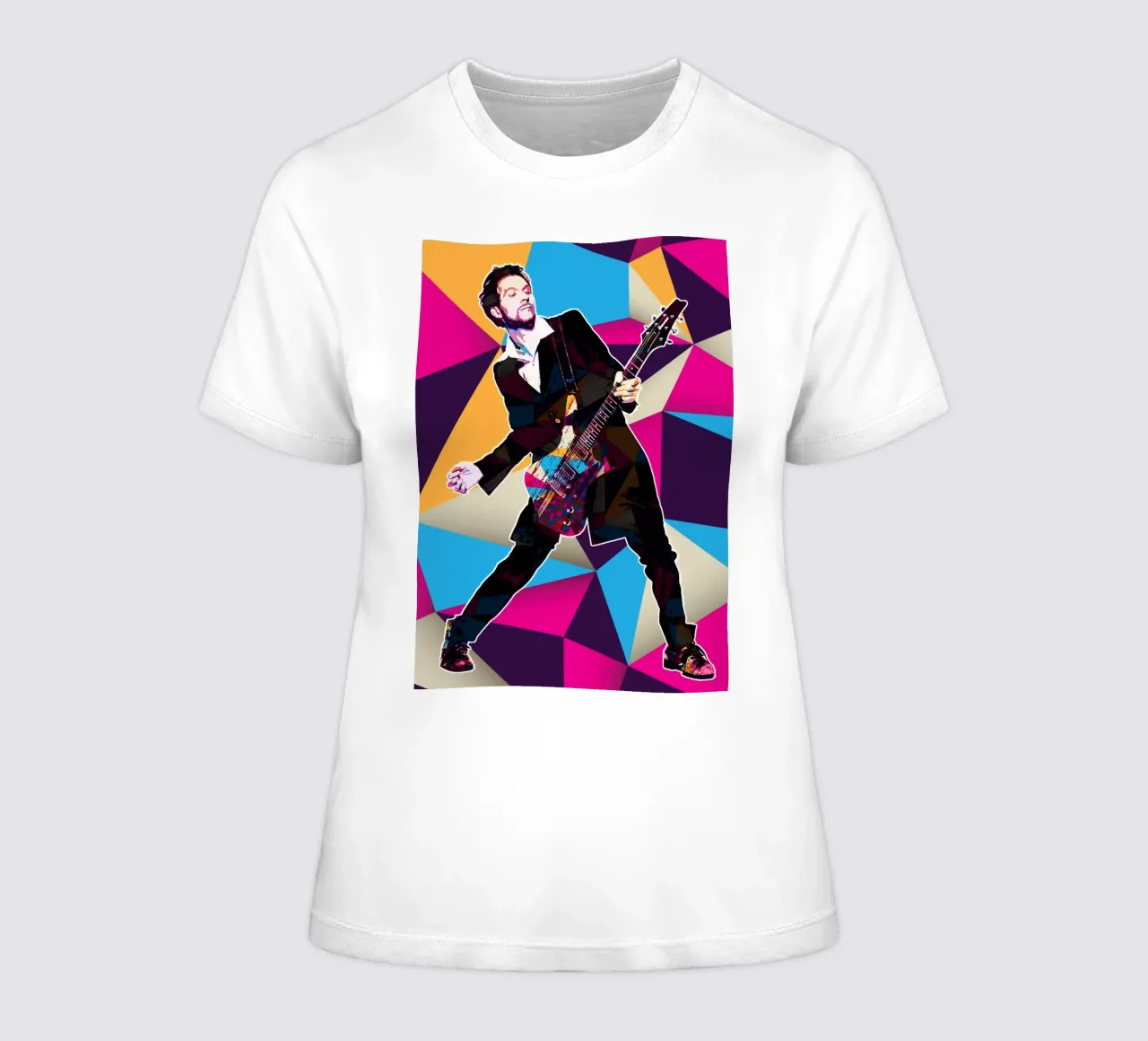 Kunst von Paul Gilbert Frauen T-Shirt von neonartroom