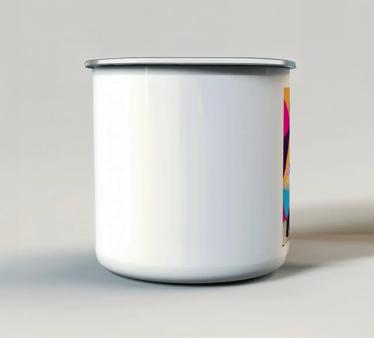 Arte di Paul Gilbert tazza in smalto da neonartroom