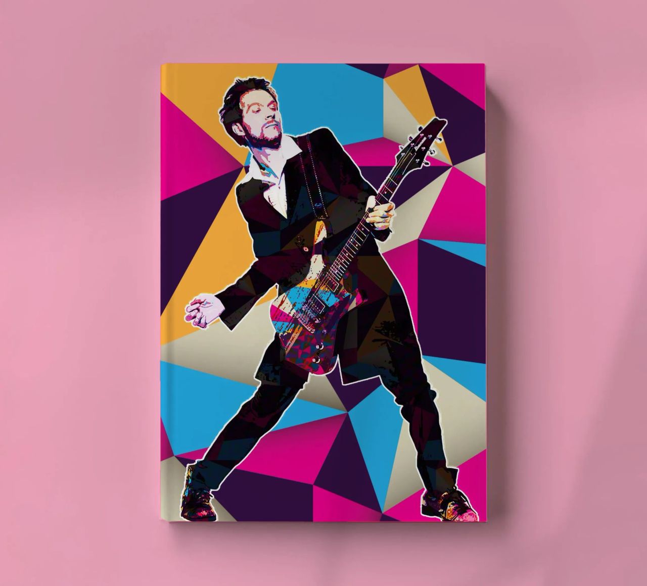 Art of Paul Gilbert notebook by neonartroom