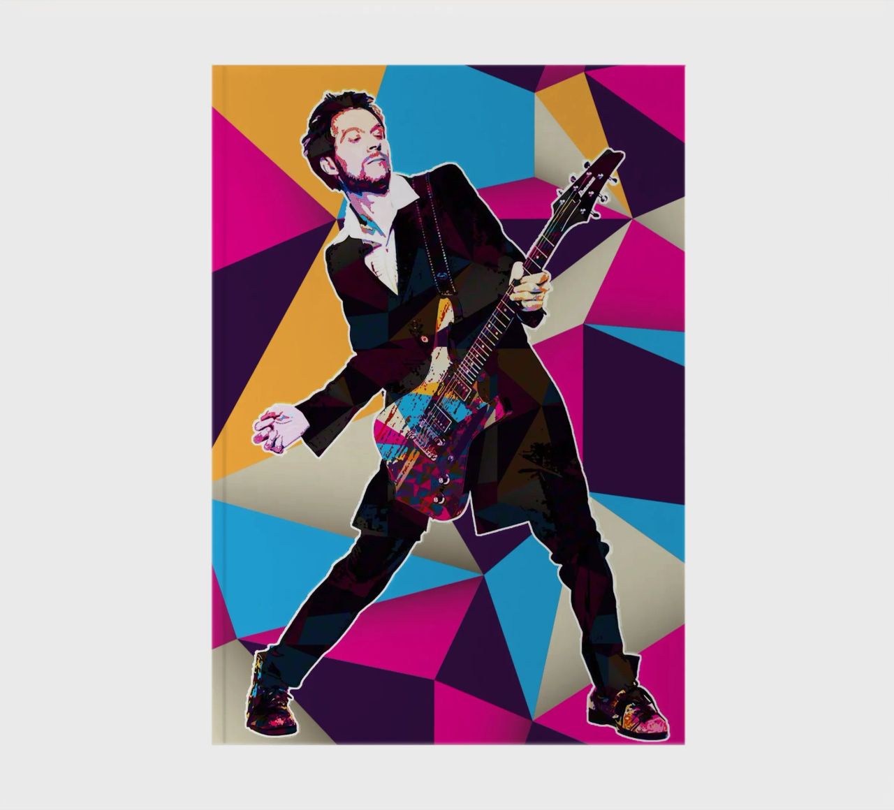 Art of Paul Gilbert notebook by neonartroom