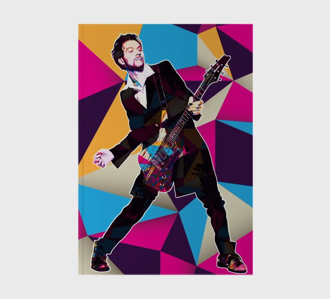 Art of Paul Gilbert notebook by neonartroom